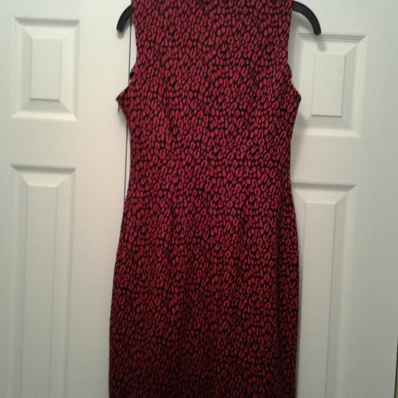 Calvin Klein Ponte Animal Print Sheath Dress - Picture 3 of 6